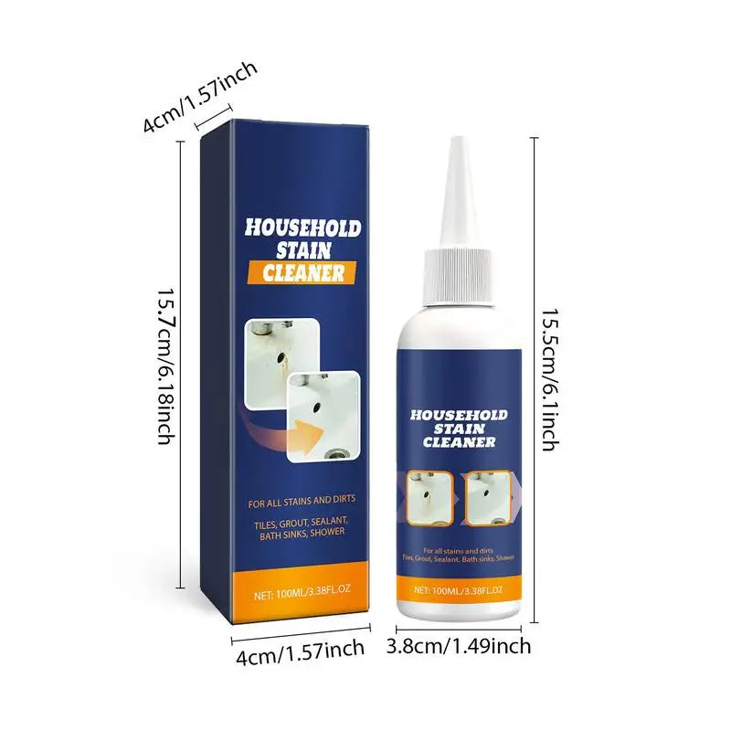 Mold Remover Bathroom and Shower Cleaner 100ML Mildew Cleaner Gel for Bathtub Washing Machine and Glass Guard Household Bathroom