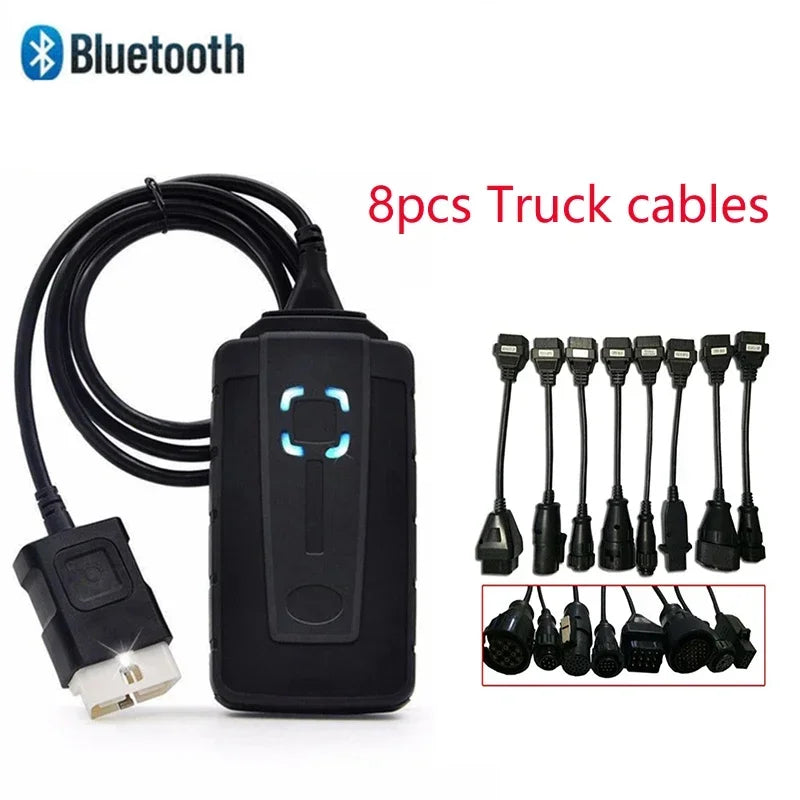 Herramienta de diagnóstico Wow Snooper 2022 2021 Wurth V5.008 R2 Escáner OBD2 para camiones, coches, Bluetooth con keygen vd ds150e Delphis Francia