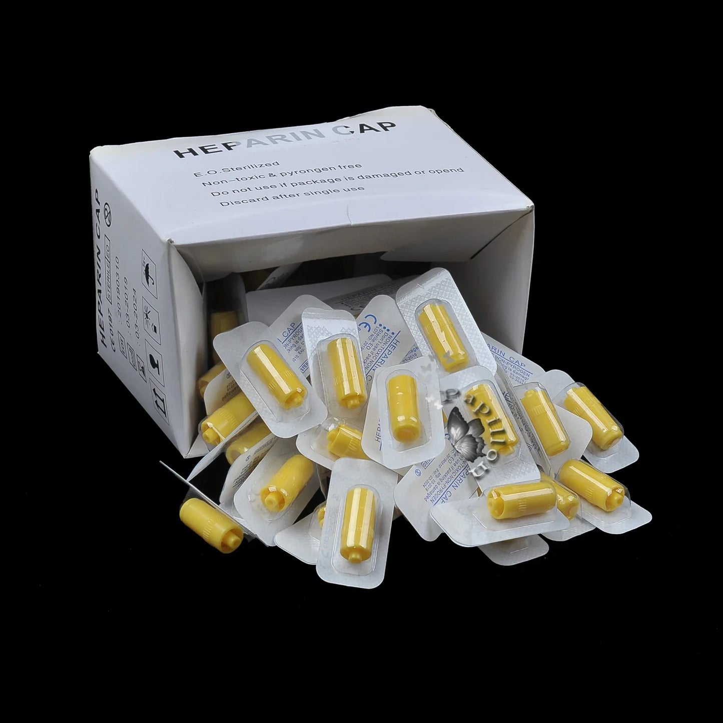 Tapón de heparina IV, cánula desechable, tapones de heparina para perros y gatos, suministros veterinarios para mascotas