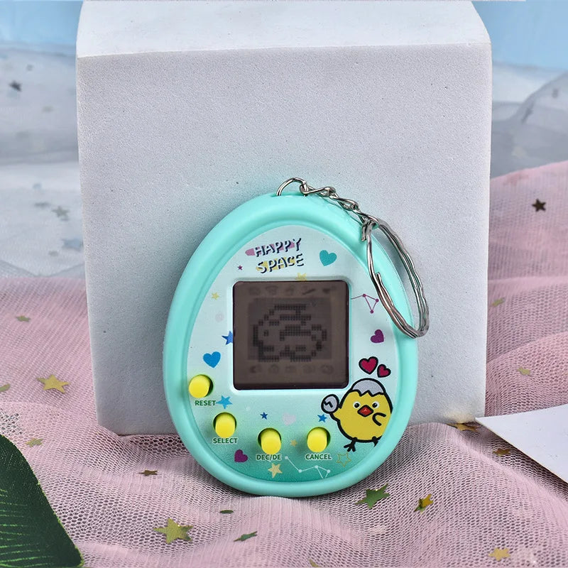Mascotas electrónicas, juguetes virtuales, Tamagotchi, animales cibernéticos digitales nostálgicos, juguetes para niños.