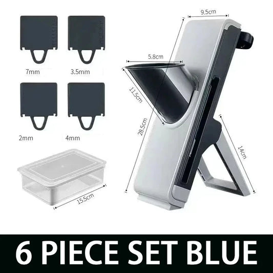 Multifunctional Vegetable Chopper Potato Scrubber Slicer Kitchen Household Lemon Adjustable Hand Tools Food Carrot Fries Peeler