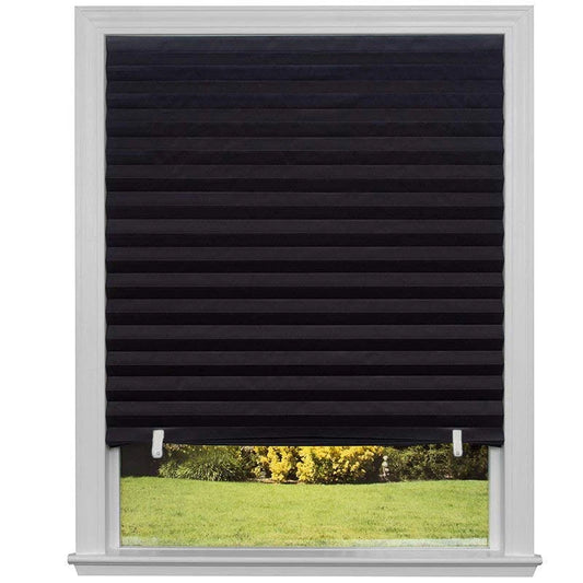 1Pc Shades Self-adhesive Half Windows Nonwoven Folding Curtain Bathroom Balcony Living Room Balcony Curtains Pleated Blinds