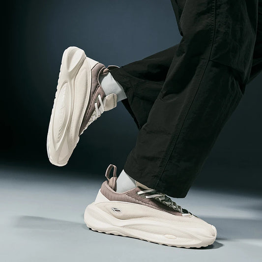 Xtep Star Fall For Men 2024 Winter Vintage Rebound Soft Leisure Durability Support Training Sneakers 876419320004