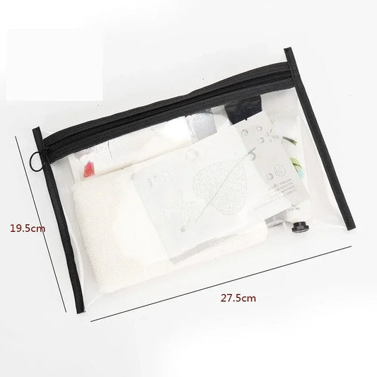 PVC Transparent Makeup Bag Women Cosmetic Bags Toiletry Wash Bag Travel Cosmetic Organizer Kids Coin Purse Coin Pouch Card Bag