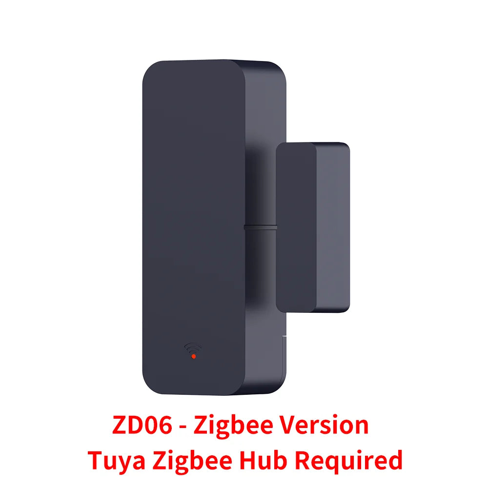 Tuya Zigbee Wifi Door and Window Sensor Security Burglar Alarm Magnetic Presence Sensor Smart Life Works with Google Home Alexa