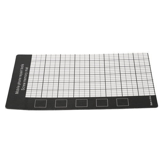 Tapete magnético para tornillos para reparación de teléfonos móviles, almohadilla de memoria funcional, herramientas de reparación, mantel individual, almohadilla magnética, 145 mm × 90 mm, 1 unidad