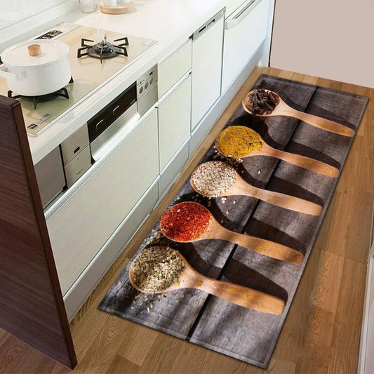 Felpudo moderno para cocina, entrada, pasillo, dormitorio, sala de estar, decoración, balcón, baño, antideslizante, largo