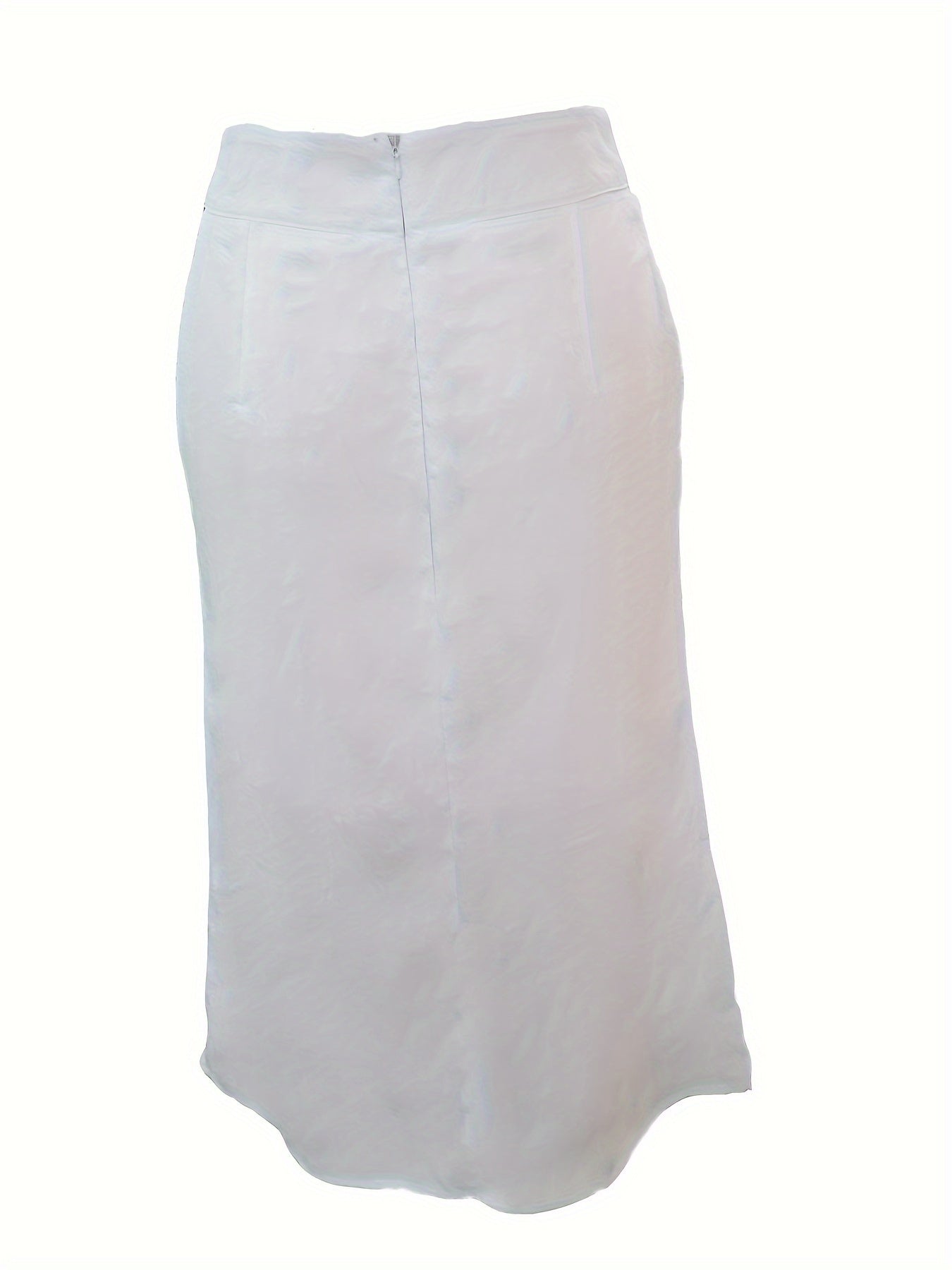Conjunto de 2 piezas de top y falda con ribete en contraste, top de manga corta con escote pronunciado y hombros descubiertos, y falda ajustada con lazo en la cintura. Ropa para mujer.
