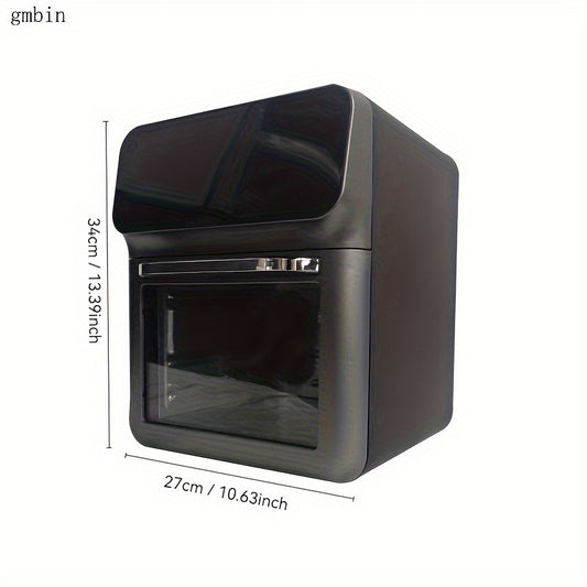 1pc gmbin Multi-Functional Air Fryer with Intelligent Touch Screen, 220-240V European Standard Plug, PP Material, Holiday Theme, Outdoor Safe, One-Touch Play Cooking, with Power Supply