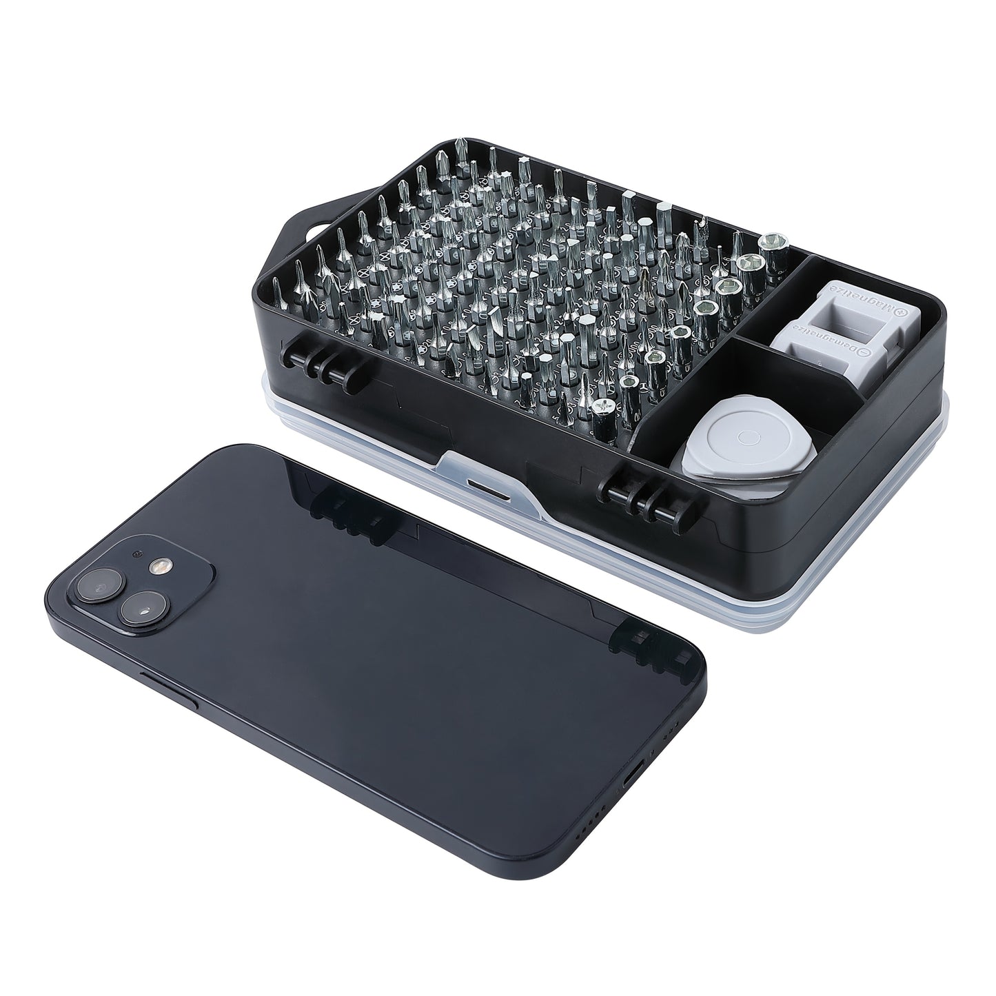 115-in-1 Precision Screwdriver Set with Magnetic Repair Kit, Non-Slip, Ergonomic Handle, Suitable for Laptops, Watches, Electronic Products, Including Hex, Pentagram, Cross and More than 20 Kinds of Screw Heads