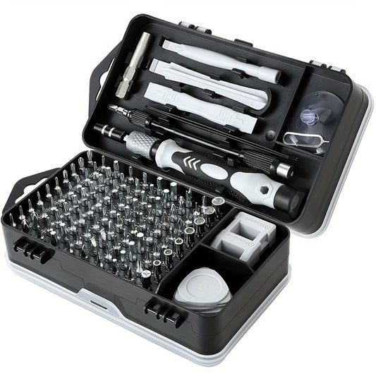 115-in-1 Precision Screwdriver Set with Magnetic Repair Kit, Non-Slip, Ergonomic Handle, Suitable for Laptops, Watches, Electronic Products, Including Hex, Pentagram, Cross and More than 20 Kinds of Screw Heads