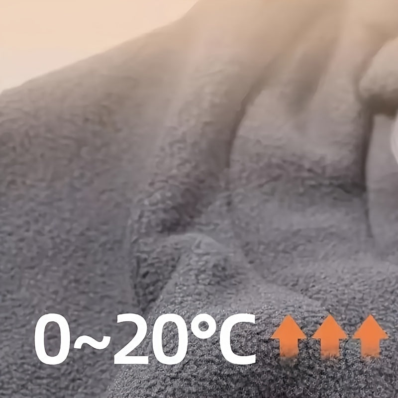 Windproof Balaclava with Neck Warmer - Versatile 2-in-1 Winter Face Mask & Neck Gaiter, Breathable Polyester Knit for Skiing, Snowboarding, Running, Cycling & Outdoor Adventures - Available in Gray, Red, Black