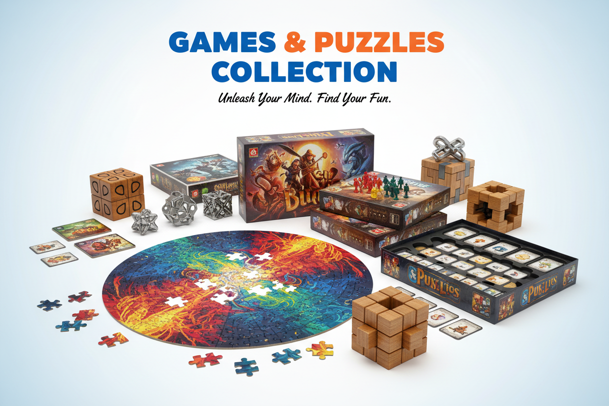 Jogos e Puzzles.