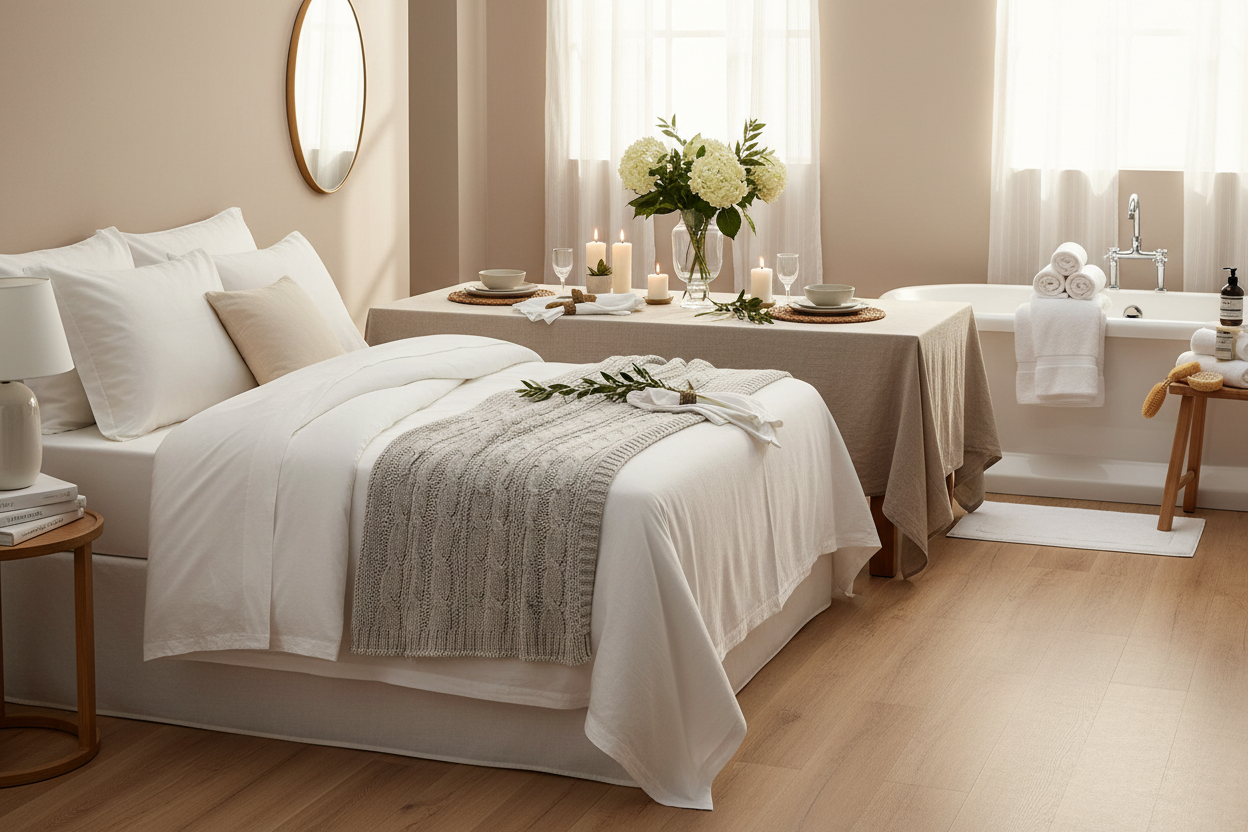 Cama Mesa Banho