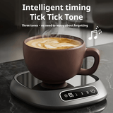 Calentador de tazas de café inteligente táctil con alimentación por USB: 3 temperaturas ajustables, apagado automático, almohadilla térmica portátil para uso en casa y la oficina.