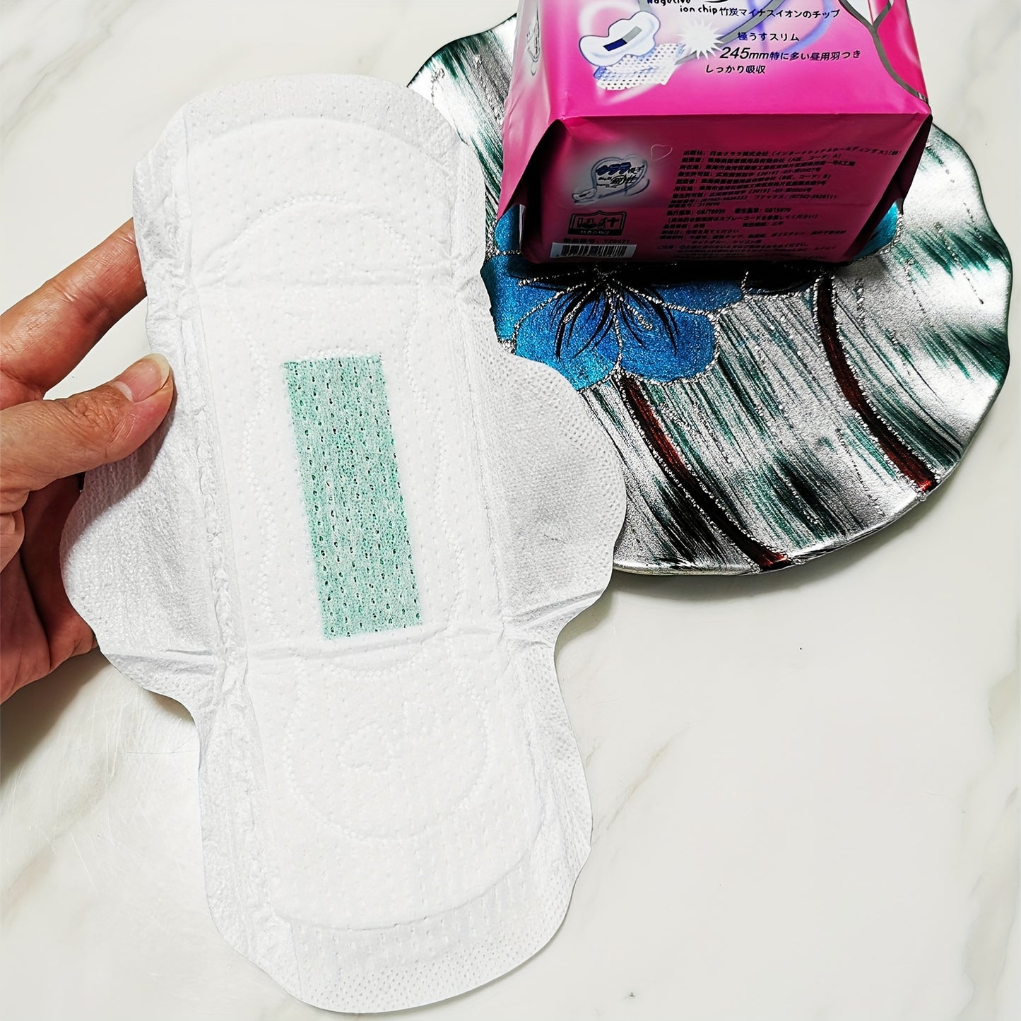 6-Pack Women's Hygiene Sanitary Pads Bundle, Soft Ultra Thin Winged Napkins, Overnight Absorbency, Unscented Menstrual Pads Combo Set, Multi Size, Travel-Friendly - 60/56 Count