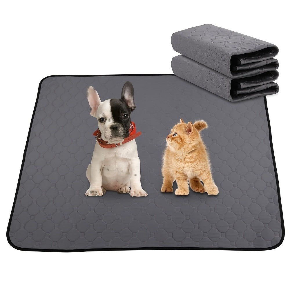 Reusable, Non-Slip Dog Pee Pad - Absorbent Pet Mat For Dogs And Cats - Perfect For Training!