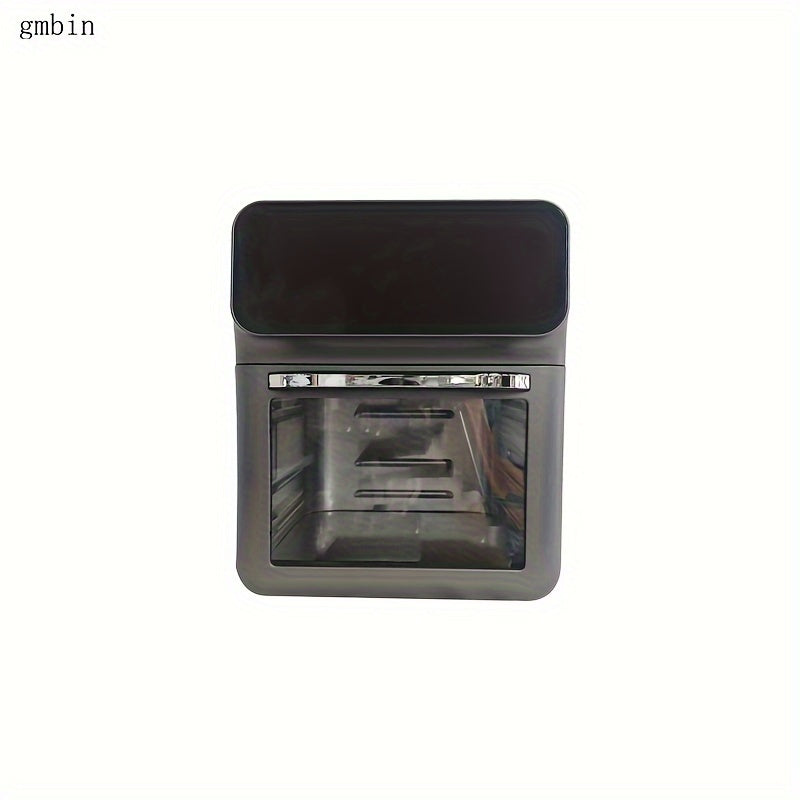 1pc Gmbin Electric Air Fryer Oven, 9L Large Capacity, 1350W Power, ABS Material, 220-240V European Standard Plug, Intelligent Multifunctional Fryer with Visible Cooking Window, No Deep Frying Required