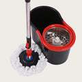 Rotating household mop bucket set with bucket and mop, eight-shaped plastic rotating bucket, no hand washing, automatic drying