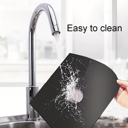 4pcs Double Thickness Non Stick Stove Burner Covers Reusable And Fast Cleaning For Gas Stoves Protects Cooking Surfaces And Prevents Scratches And Burns