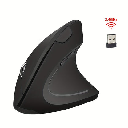 Wireless Mouse Vertical Gaming Mouse USB Computer Mice Ergonomic Desktop Upright Mouse for PC Laptop Office Home