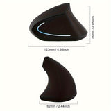 Wireless Mouse Vertical Gaming Mouse USB Computer Mice Ergonomic Desktop Upright Mouse   for PC Laptop Office Home