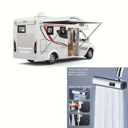 Adaptador de grifo de cocina multifuncional (1 pieza), accesorio de repuesto para grifo de lavabo de baño, material ABS, acabado superficial sin terminar, compatible con varios modelos. Accesorio esencial para el hogar en Navidad y Halloween.