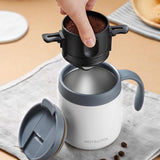 1pc Double Layer 304 Stainless Steel Coffee Filter Cup - Foldable and Portable for Hand-Pour Coffee - Little Angel Design