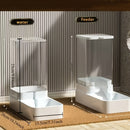 Set of Plastic Gravity Feeders for Dogs, Including Automatic Food And Water Dispenser, Without Battery