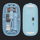 Wireless Mouse, Dual-Mode Mouse, Rechargeable Mouse, Low-Power And Long Battery Life, Comfortable Touch, Ergonomic Design, Streamlined Curved Surface Design Closely Attached To The Palm, Suitable For Gaming, Office And Entert