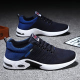 Zapatillas de deporte transpirables y cómodas para hombre, zapatillas para correr antideslizantes y duraderas para todas las estaciones.
