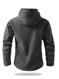 Men's Zipper Hooded Windbreaker Jacket, Casual Tactical Jacket For Outdoor Activities
