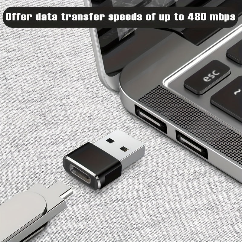 USB C Female To USB A Male Adapter, Type C To USB A Charger Cable Converter For IWatch 7 AirPods, MacBook, iPhone 11 12 13 14 Pro Max, iPad Mini 6, Samsung Galaxy S20 S21 S22.