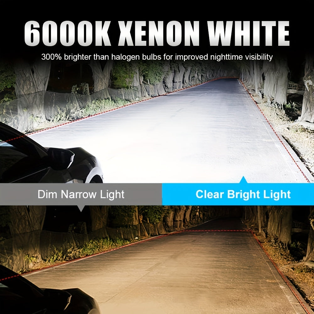 2 bombillas LED H7 para faros delanteros, chips CANbus 5530, 18000 lm, 60 W, 6000 K, blanco superbrillante, para coche, camión y motocicleta.