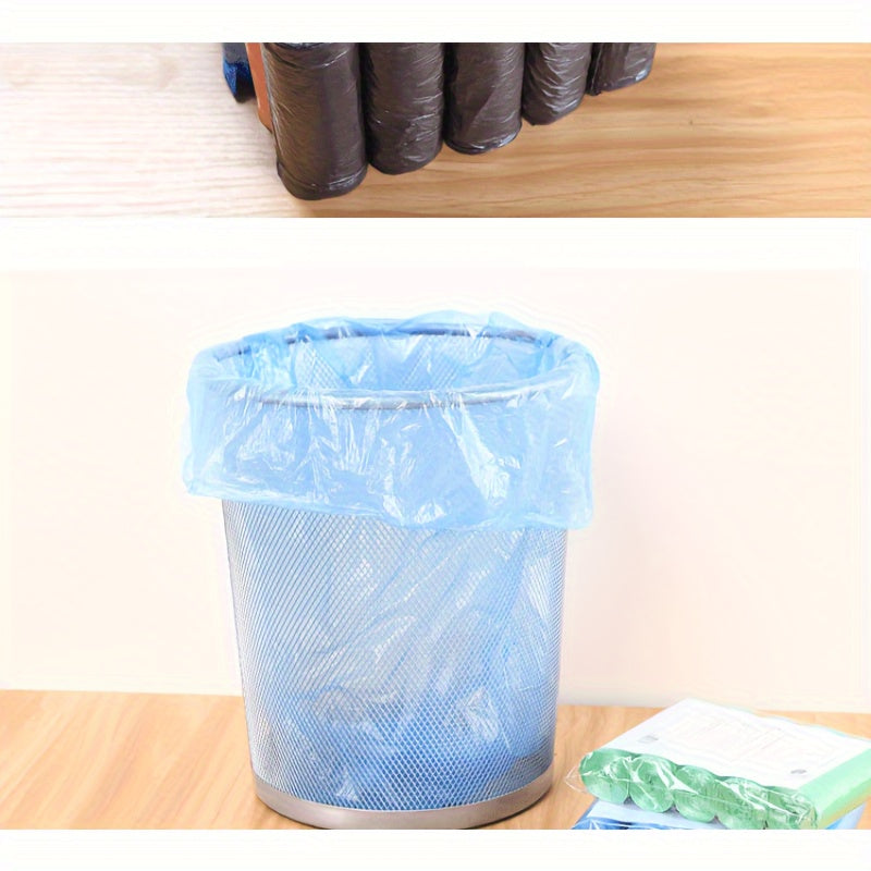 5 rollos, 1 pieza de 100 bolsas de basura desechables: ¡para limpieza del hogar, la cocina, la oficina y el restaurante!