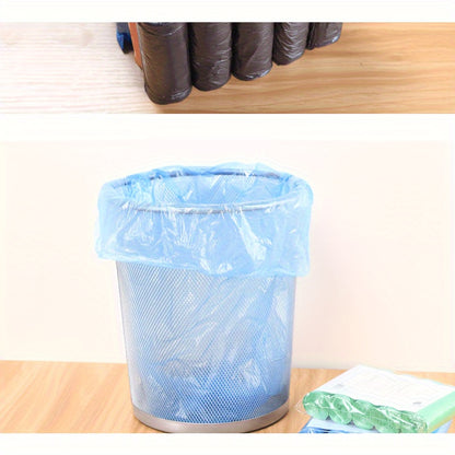 5 rollos, 1 pieza de 100 bolsas de basura desechables: ¡para limpieza del hogar, la cocina, la oficina y el restaurante!
