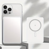 5000mAh Magnetic Wireless Power Bank With USB-C - Fast Charge Compatible For iPhone 15/14/13/12 & For Airpods, Portable Charger Piece