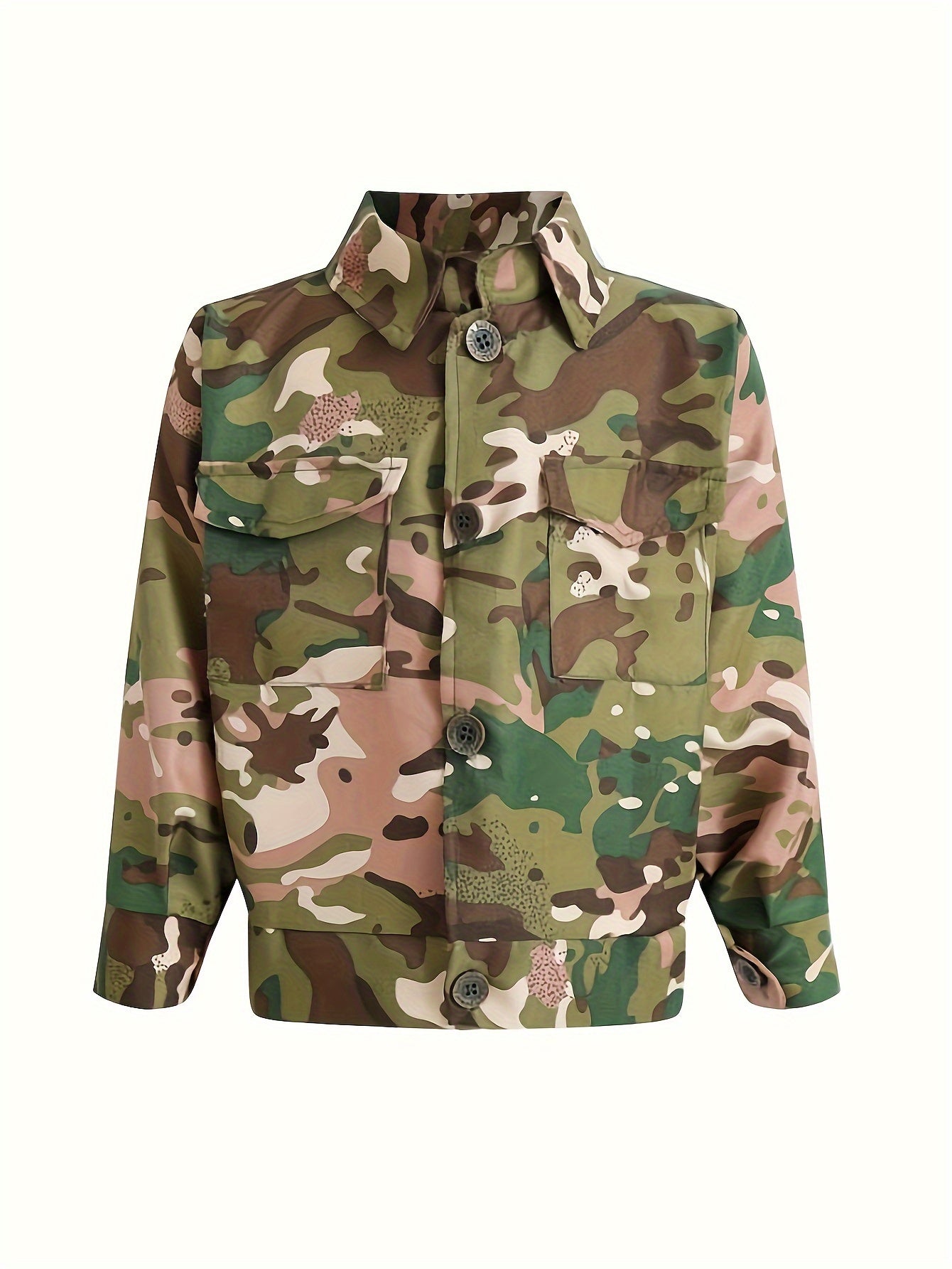Boys' Camo Army Costume Set with Accessories - Includes Jacket, Pants, Hat & More - Perfect for Outdoor Play & School Activities