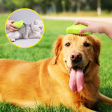 Cepillo de vapor para gatos, autolimpiable para eliminar pelos enredados y sueltos, cepillo de vapor para masajes, peine depilatorio para gatos y perros.