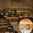 12pcs Glass Spice Jars Set with Natural Bamboo Lids, Airtight Square Jars with Waterproof Sticker Labels, Food Storage Containers, Empty Small Spice Jars for Spices, Salt, Sugar