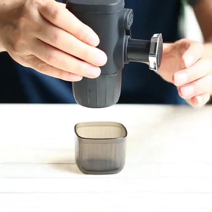 A Portable Coffee Maker with Rich Cream, a Two-In-One Machine for Capsules And Coffee Grounds, Requires No Electricity, Is Compact And Lightweight, Perfect for Travel, Cars, Desks, And Home Use, Making It a Practical Holiday