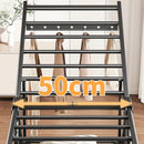 2-Tier Foldable Clothes Drying Rack with Adjustable Height Wings - Portable, Rust-Resistant Metal Laundry Dryer for Indoor/Outdoor Use, Ideal for Clothing & Towels, Drying Racks