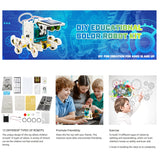 STEM 13-in-1 Solar Power Robots Creation Toy, Educational Experiment DIY Robotics Kit, Science Toy Solar + Battery Powered 2 Modes Building Robotic Set Kids To Build, Halloween, Christmas Gift