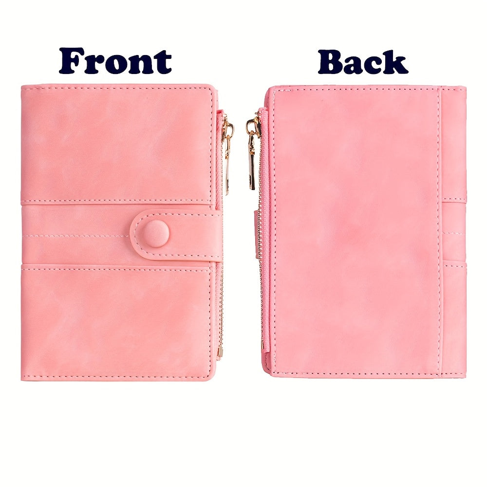 Cartera de viaje antirrobo RFID de moda: espaciosa y segura, con cierre de cremallera. Ideal para pasaporte, tarjetas bancarias, tarjetas de crédito, fotos, DNI, tarjetas SIM y cambio. Ideal para salir, regalar y para personas con problemas.