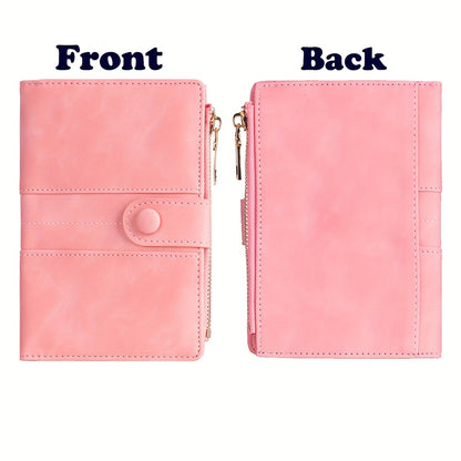 Cartera de viaje antirrobo RFID de moda: espaciosa y segura, con cierre de cremallera. Ideal para pasaporte, tarjetas bancarias, tarjetas de crédito, fotos, DNI, tarjetas SIM y cambio. Ideal para salir, regalar y para personas con problemas.