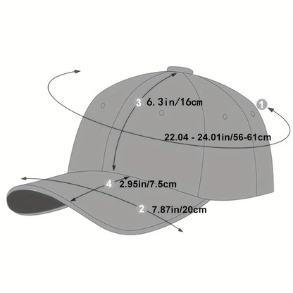 1pc "SECURITY" Embroidered Baseball Cap, Ideal Choice For Gifts