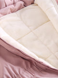 Girls' Boys' Outdoor Ski Suits Baby Winter Warm Hooded Jumpsuit with Zipper Pockets Outerwear Coat Overalls