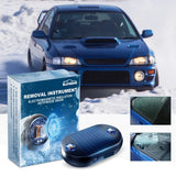 1-3pcs Solar Antifreeze Electromagnetic Molecular Car Windshield Snow Removal Device Glass Window Defogging &amp; Defrosting &amp; Deice 5-12V 
