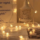 1.5/3m luzes de natal floco de neve luzes da corda luzes de fadas à prova dwaterproof água estrela bola lâmpada led para casa árvore de natal decoração do jardim