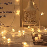 1.5/3M Christmas Lights Snowflake String Lights Fairy Lights Waterproof Star Ball LED Lamp for Home Christmas Tree Garden Decoration 